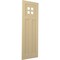 Ekena Millwork True Fit PVC San Antonio Mission Style Fixed Mount Shutters, Natural Twine, 12W x 32H, PR TFP001ST12X032NT - alternate 6